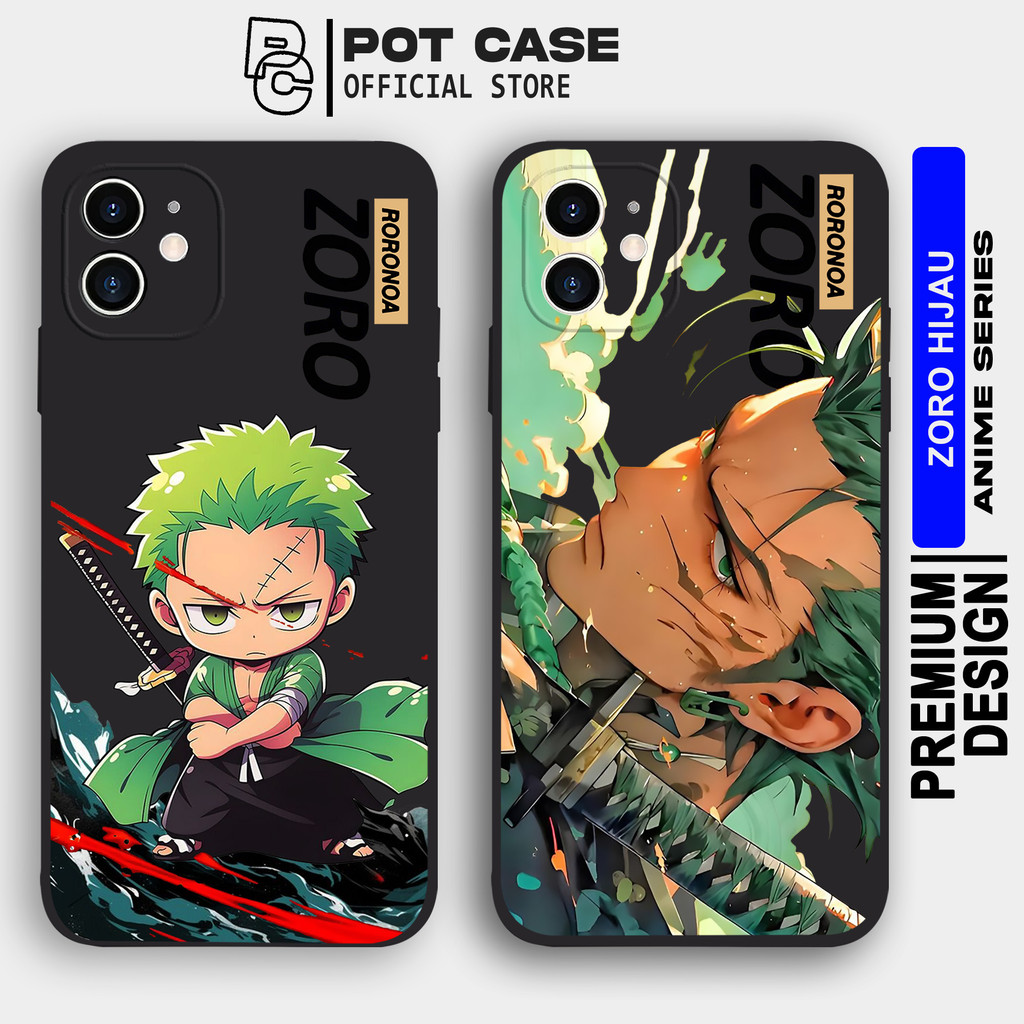 Case Xiaomi POCO M3 X3 F5 M4 Pro PO462 One Piece Zoro Ijo Keren HP Bergambar Anime Terbaru