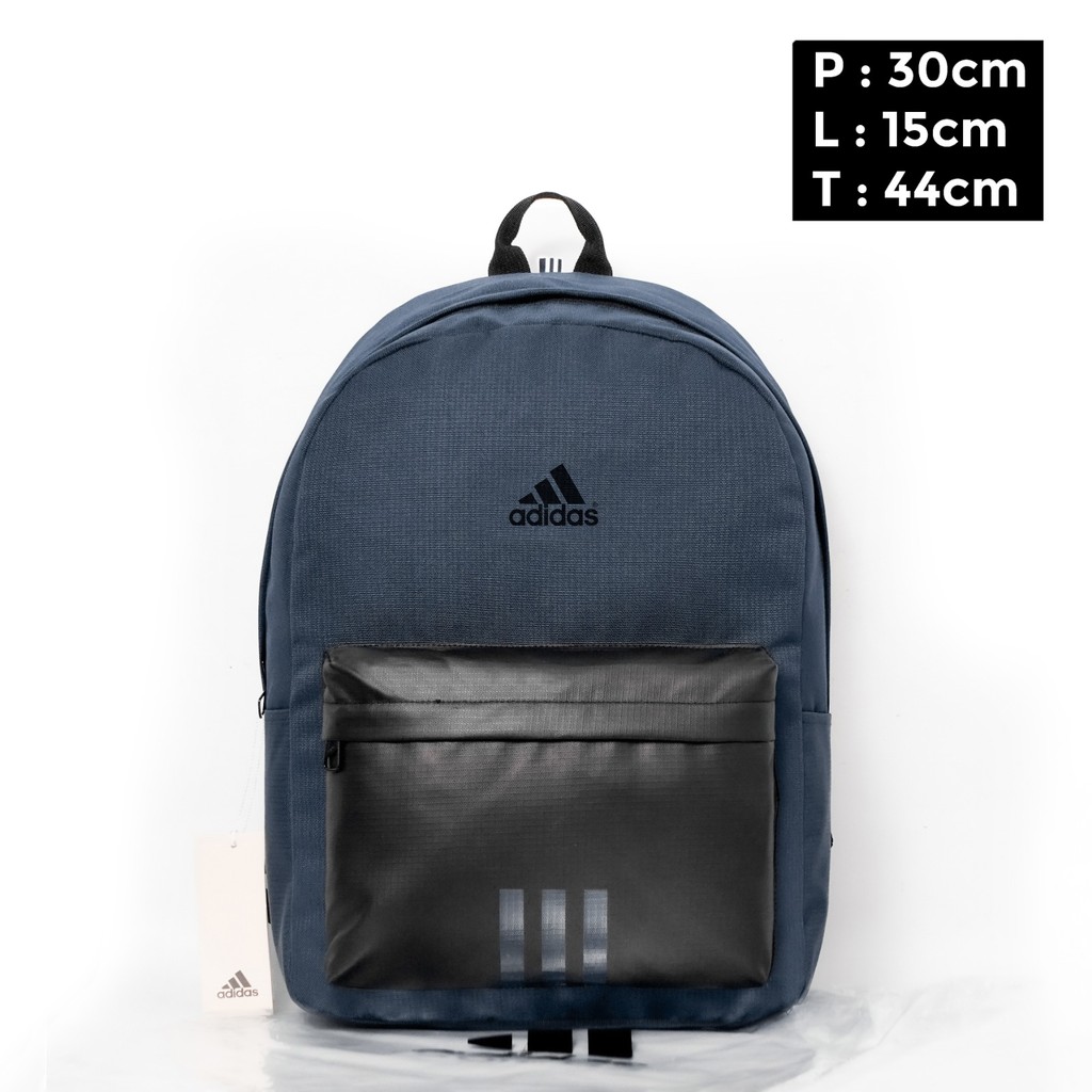[77 MALL] ADD Tas Ransel Backpack Stripes Mountain Anti Air Waterproof Pria Wanita Tas Sekolah Kanto