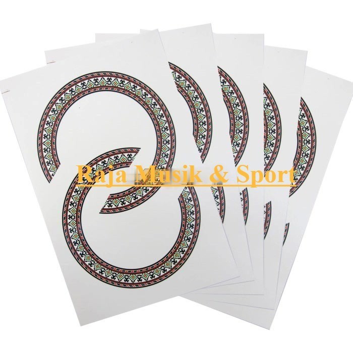 Rosette Gitar Corak Batik / Hiasan Body Gitar