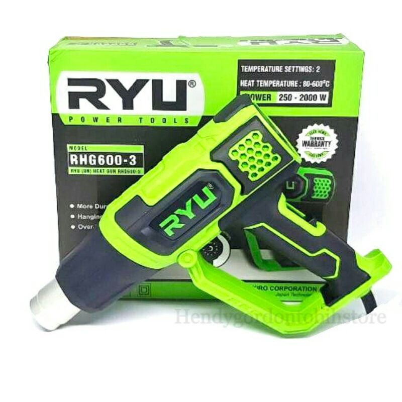 RYU RHG 600-3 Heat Gun / Hot Gun / Pemanas - Ryu