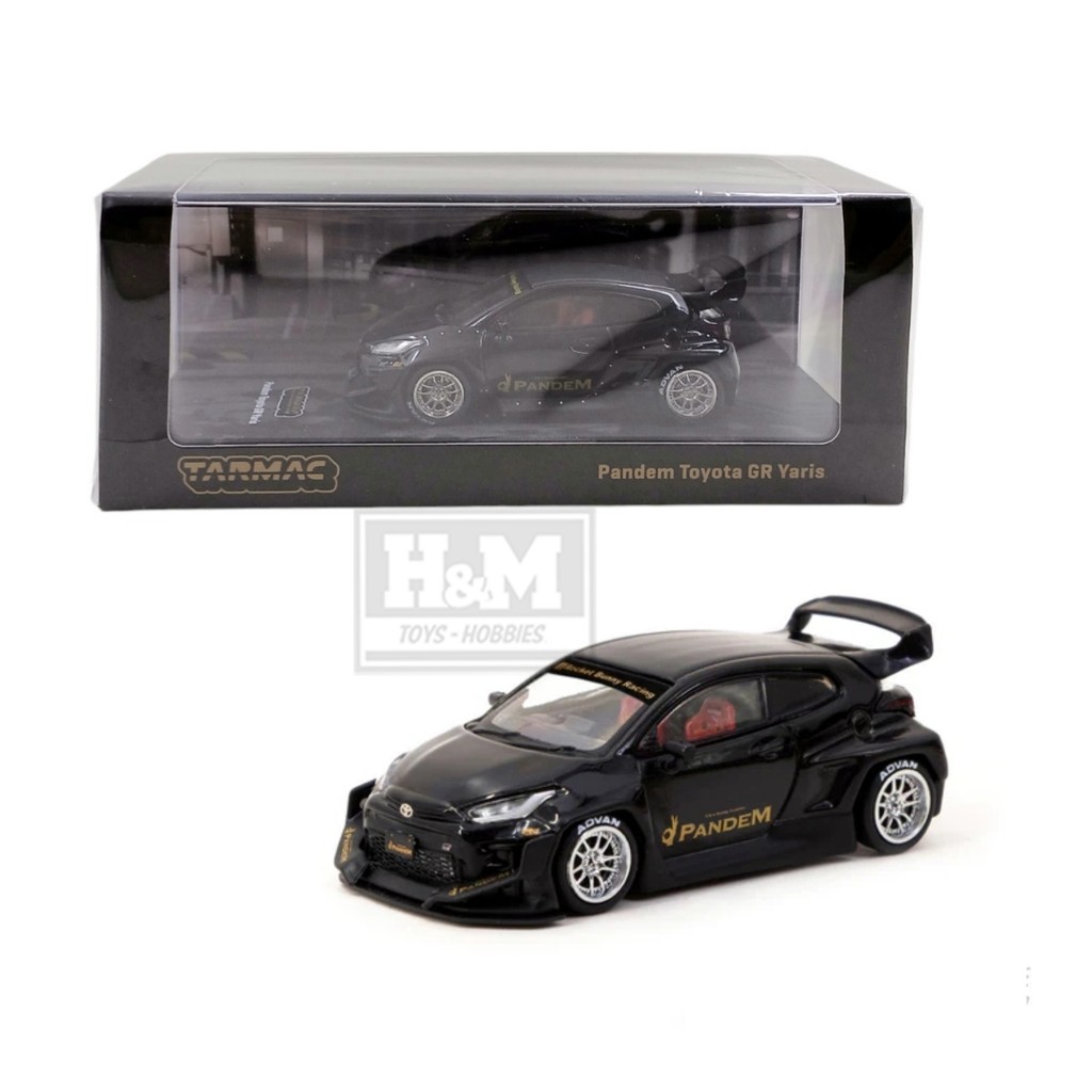 Tarmac Works Pandem Toyota GR Yaris Black