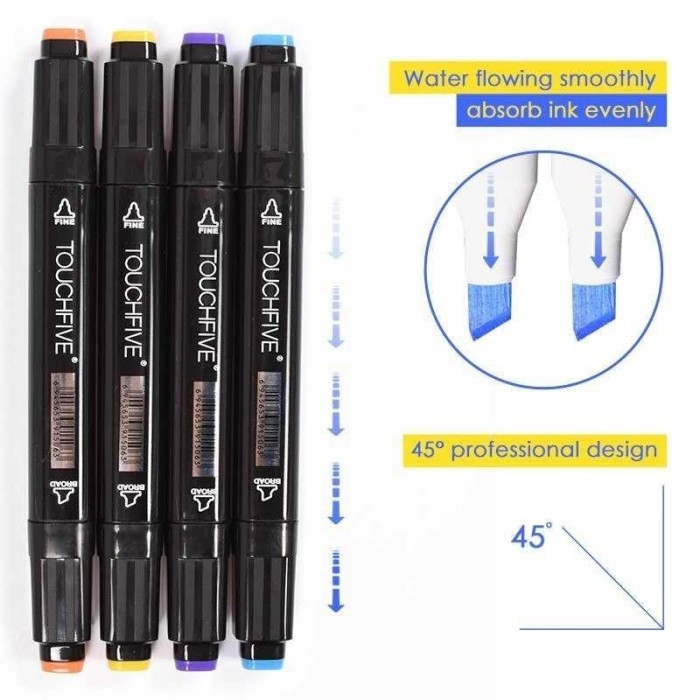 

Spidol Dual Side Fine Art Marker 30 Color TOUCHNEW BV by Radhiant official