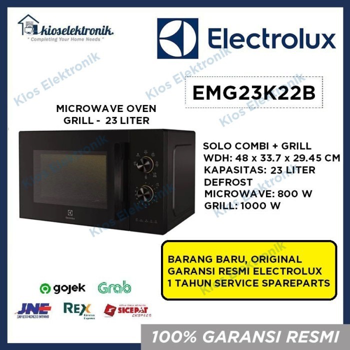 Microwave Grill Electrolux EMG23K22B - EMG 23K22 B - EMG23 - EMG23K22