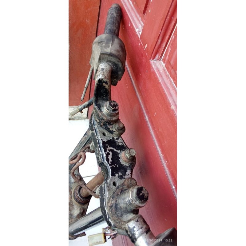 shok depan set segita set stang Suzuki RK cool ORY copotan