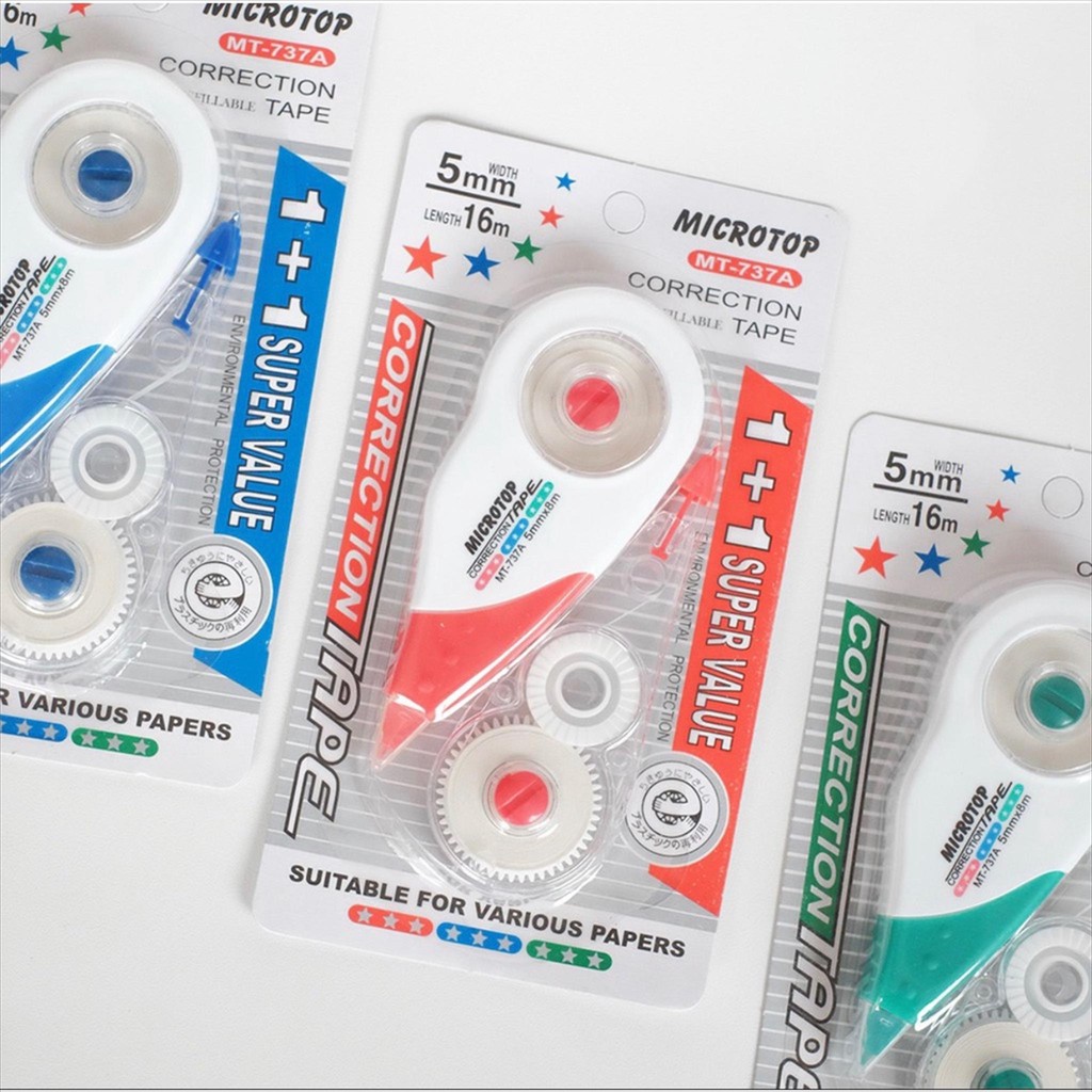 

KENSHO Correction Tape Roll Kertas / Kecil / Besar / Jumbo /Pita Koreksi / Tip-Ex / Tipex / Tip ex