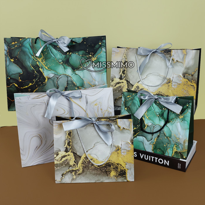 

Paper Bag Motif Marble Abstrak Premium Goodie Bag Tas Hadiah Kado Gift Souvenir Model Marmer