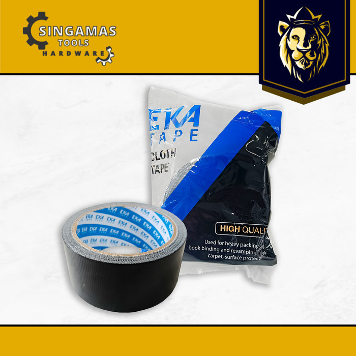 

EKA TAPE Lakban Jilid Hitam 34 mm x 10 Yard - Cloth Tape