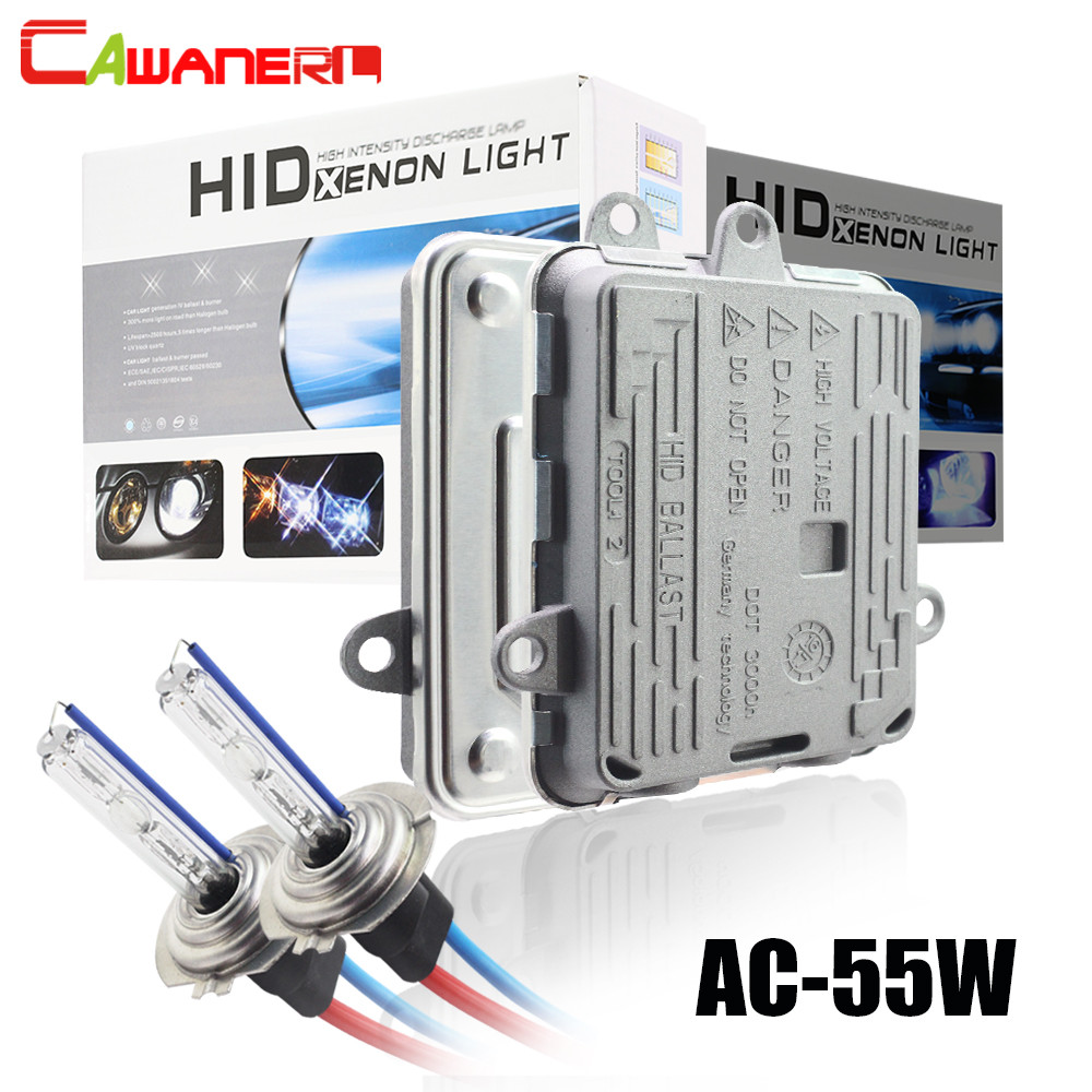 H1 H3 H7 H8 H11 9005 HB3 9006 HB4 881 880 9012 Car Xenon Light HID Kit AC Ballast + Bulb 55W 3000K-8
