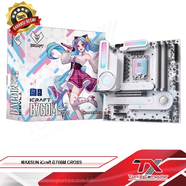 MAXSUN iCraft B760M CROSS (LGA1700, B760, DDR5, USB3.2 Type-C, SATA3)