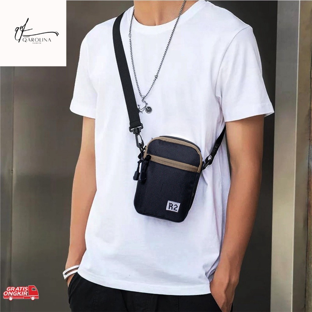 Tas Pria / TAS TRENDY KEKINIAN PROMO TERLARIS Tas Leher Selempang HP Gantung  Leher Unisex Pria Wani