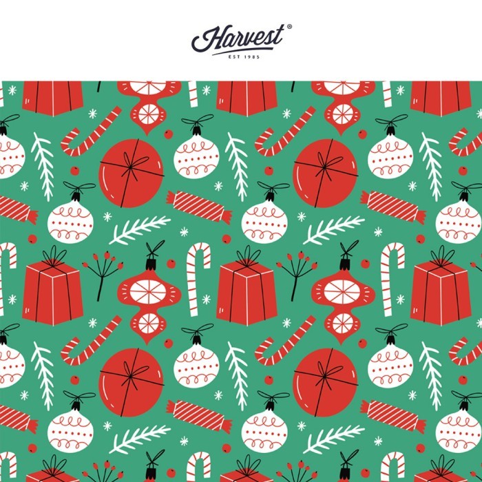 

Kertas Kado Natal Harvest / Wrapping Paper Xmas Glory - Green
