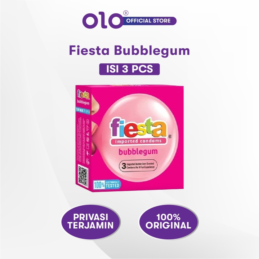 

konnnndddoooo Fiesta Rasa Bubble Gum 1 Box isi 3 Pcs