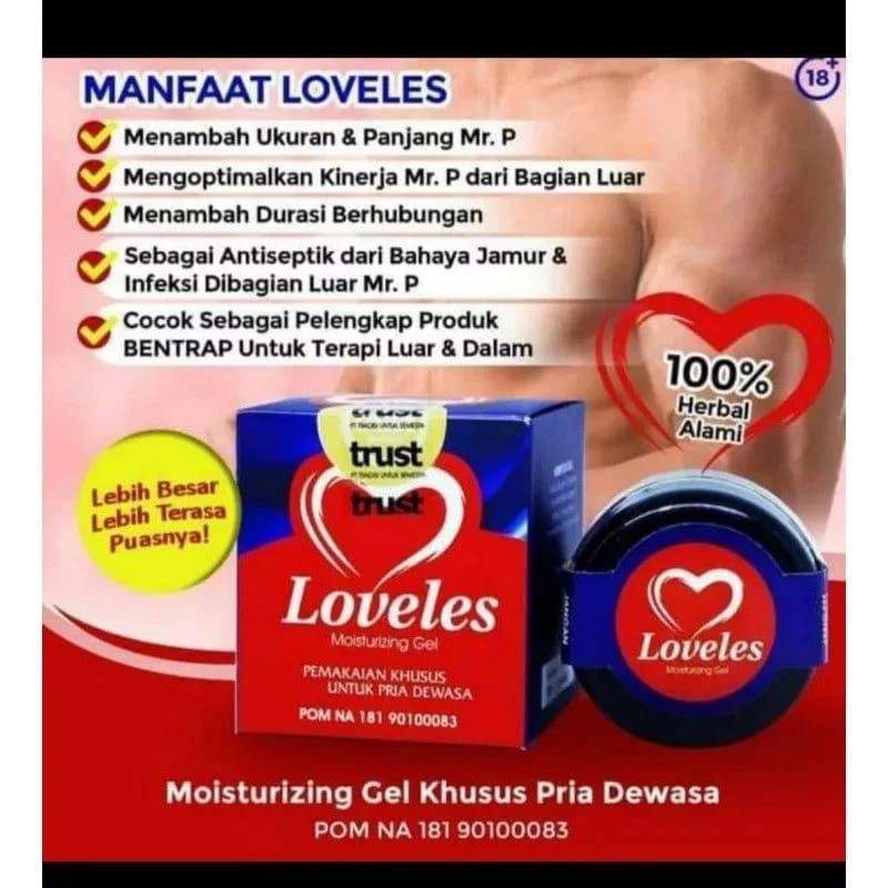 ORIGINAL 100% LOVELES - LOVELES MOISTURIZING GEL ASLI 100%, ORIGINAL OBAT OLES BPOM