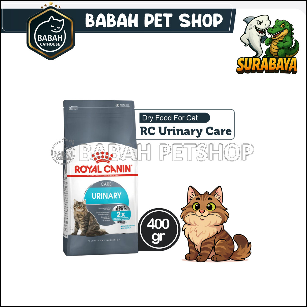 400gr ROYAL CANIN URINARY CARE cat food rc urinari so adult makanan kucing sakit saluran susah kenci
