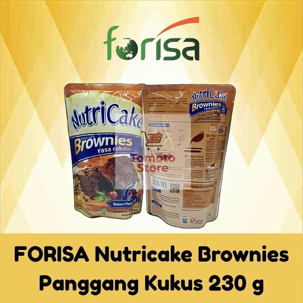 

✨ TOMOTOSTORE ✨ FORISA Nutricake Brownies Panggang Kukus