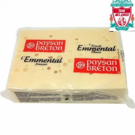 

Cheese Emental Ementhal Emmental Emmenthal Block 500 gr | Keju Import