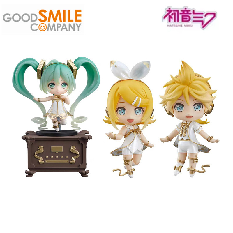 Good Smile Original Nendoroid Hatsune Miku Symphony 5th Anniversary Ver. Kagamine Rin Len Anime Acti