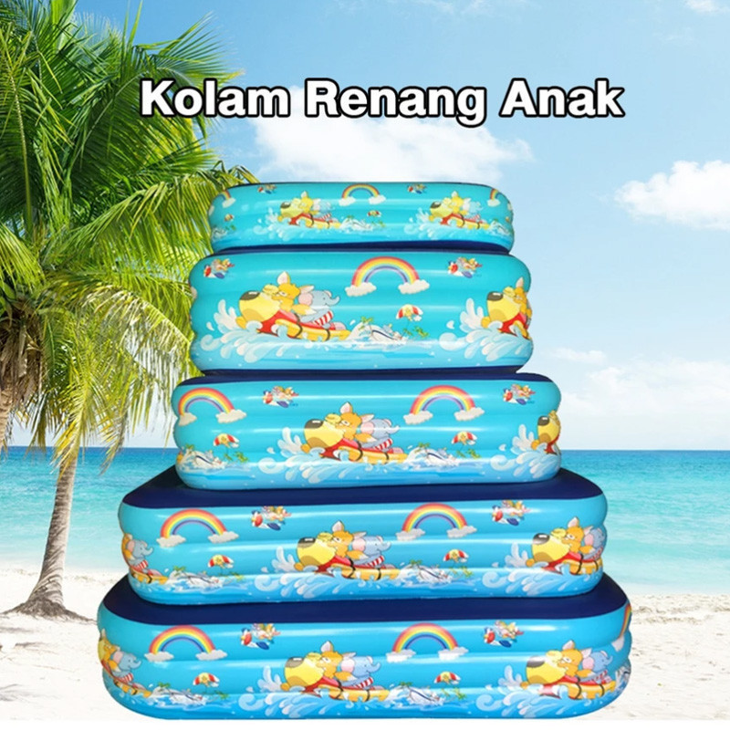 Kolam Renang Anak Jumbo Playground 150 Cm Kolam Renang Anak Kolam Renang Karet Water Spray Pads