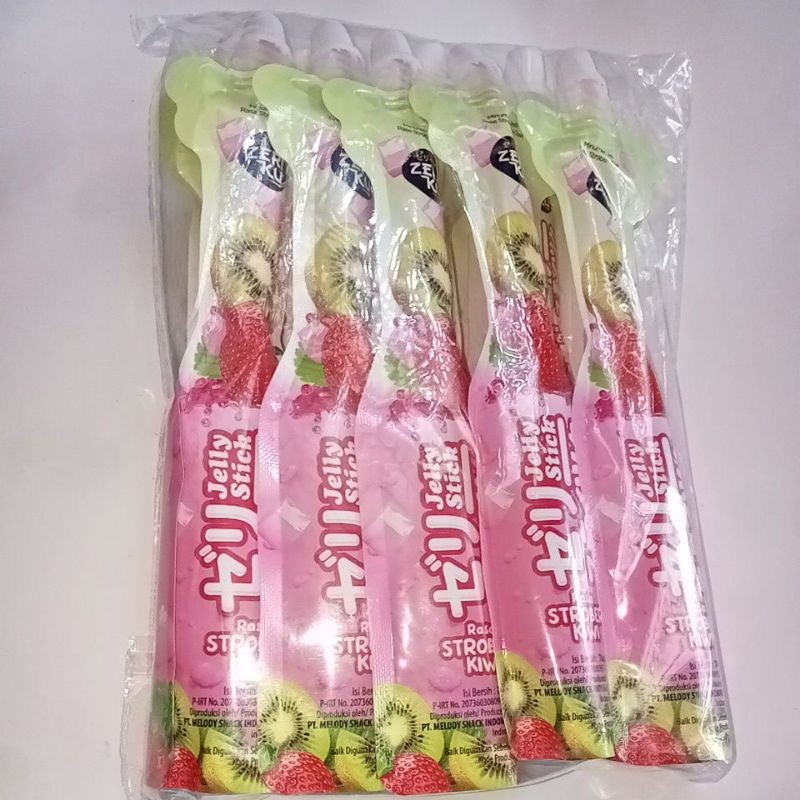 

1 pack ( isi 10 pcs ) JELLY STICK ZERI KU
