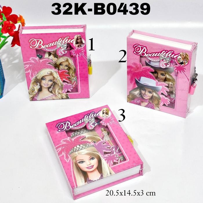

READY SOS Diary (L) 32K / Buku Diary Dus / Diary Kunci - B0439 barbie SIAP KIRIM