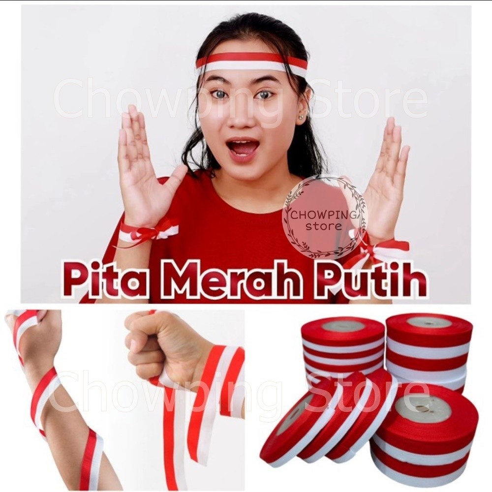 

PITA KAIN Merah Putih Hiasan Dekorasi Dirgahayu HUT RI