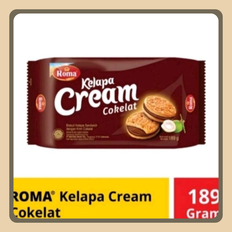 

ROMA CREAM COKLAT 189 GR/ ROMA KELAPA 300GR / ROMA SANDWICH 206 GR