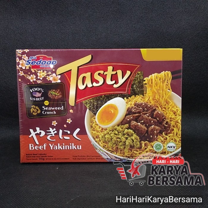 

MIE INSTANT MI SEDAAP TASTY BEEF YAKINIKU 115GR