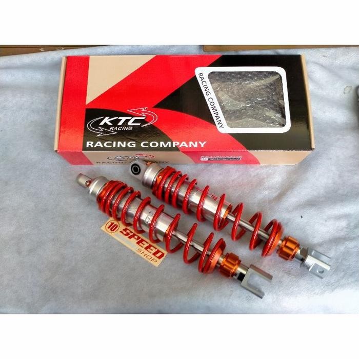 Shockbreaker Non Tabung Ktc Racing Original Shock Nmax Ktc Racing Shoc - Merah, 305mm Nmax New