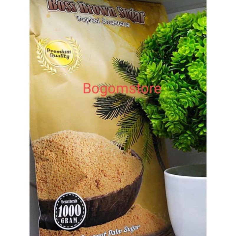 

Boss Brown Sugar Tropical Sweetner Organic Coconut Palm Sugar 1000gr...