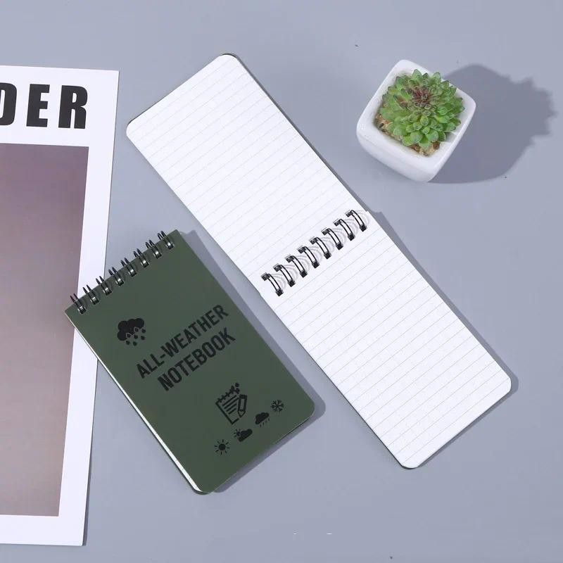 

1 Piece Simplicity Waterproof Notebook Mini Portable Outdoor Record Notepad for Worker Small Coin Book Office Supplies