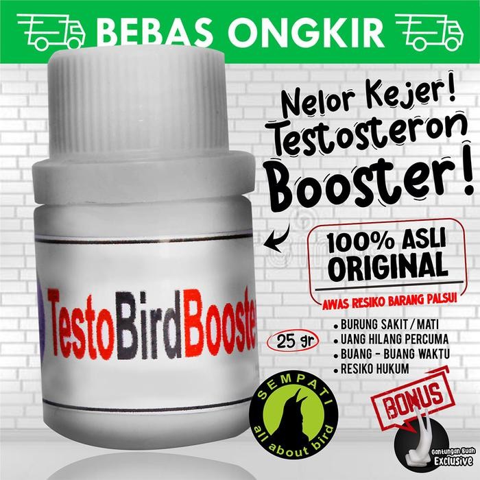 TESTO BIRD BOOSTER OM KICAU OBAT BURUNG SAKIT MACET BUNYI MENTAL - FREE GTG BUAH