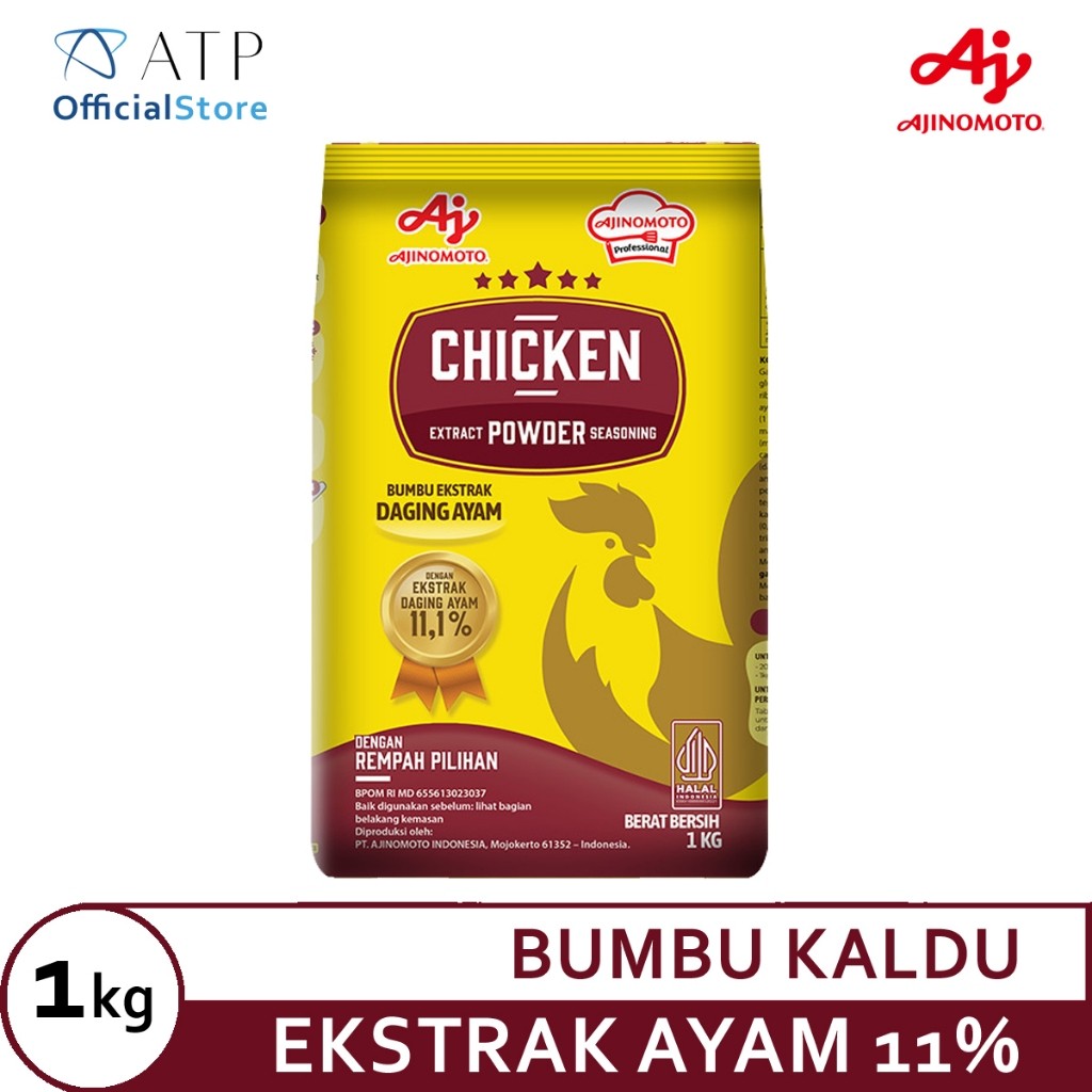 

Terlaris CHICKEN EXTRACT POWDER SEASONING Ajinomoto 1 kg