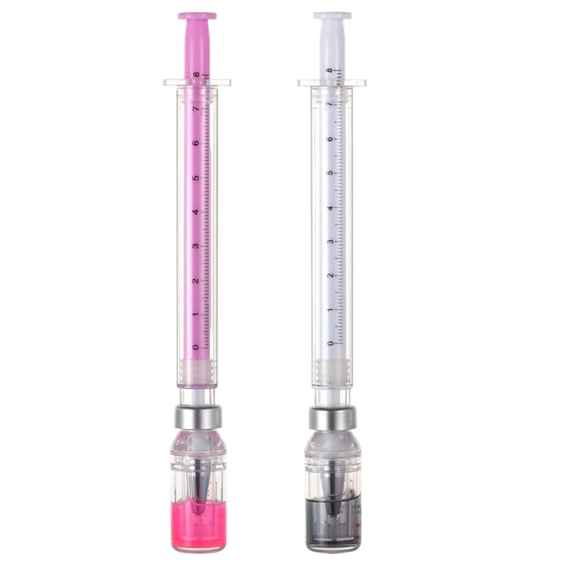 

10 Pcs Vaccine Shape Gel Pens Needle Syringe Gel Pen Signature Pens 0.5mm Black Ink Ballpoint Pen Neutral Pens Stationary