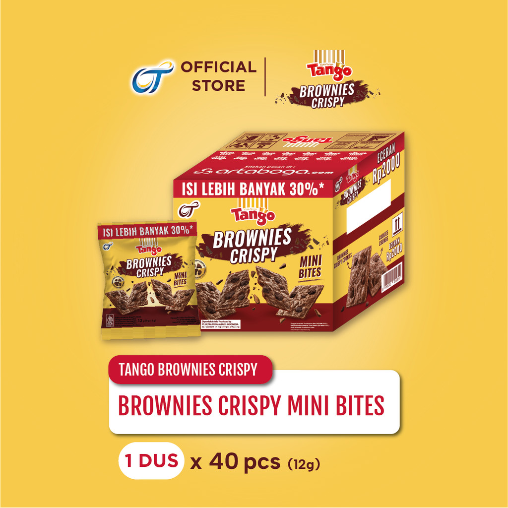 

Tango Brownies Crispy [1 Dus isi 4 Renceng]
