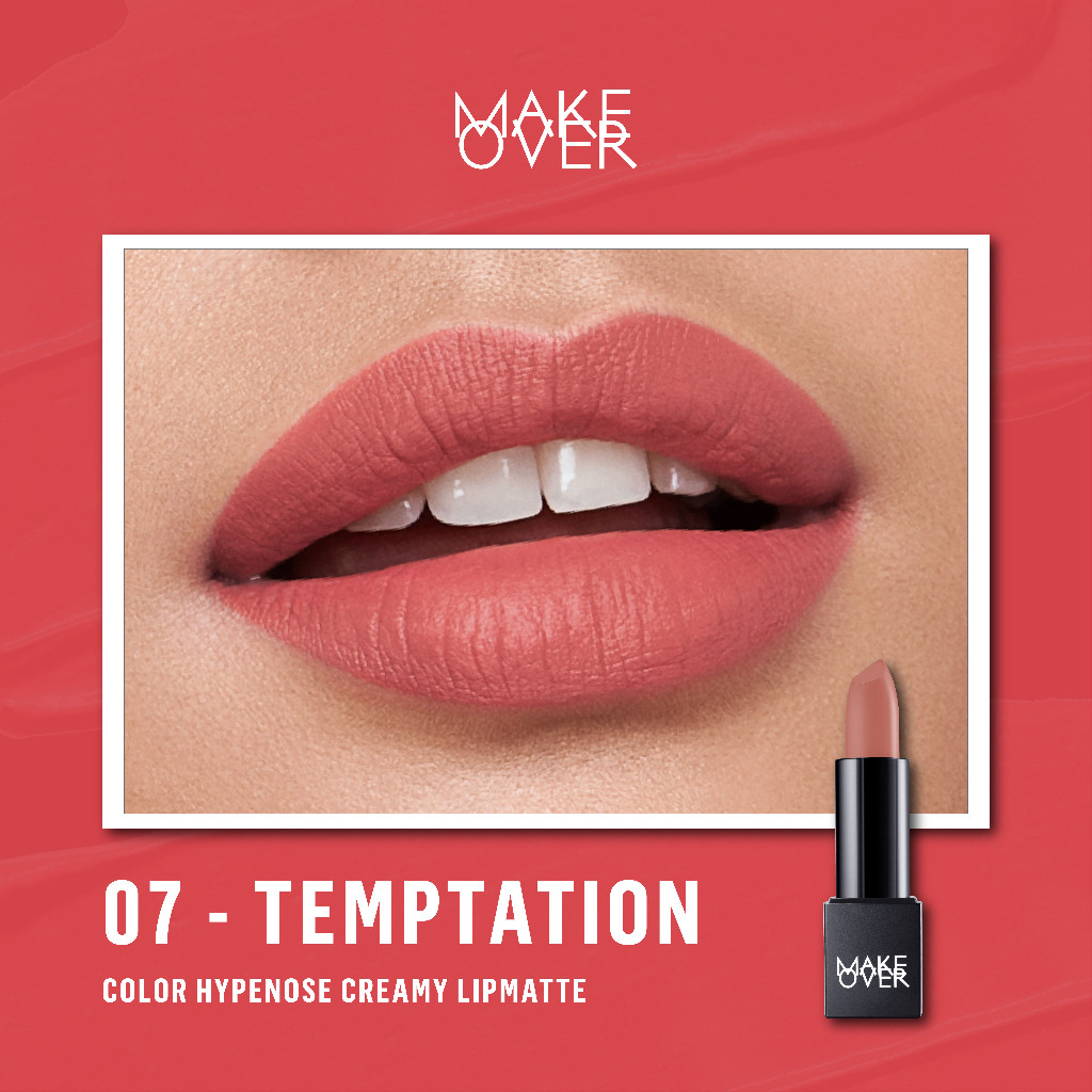 [Gift Not For Sale] MAKE OVER Color Hypnose Creamy Lipmatte 07 Temptation 4.3 g