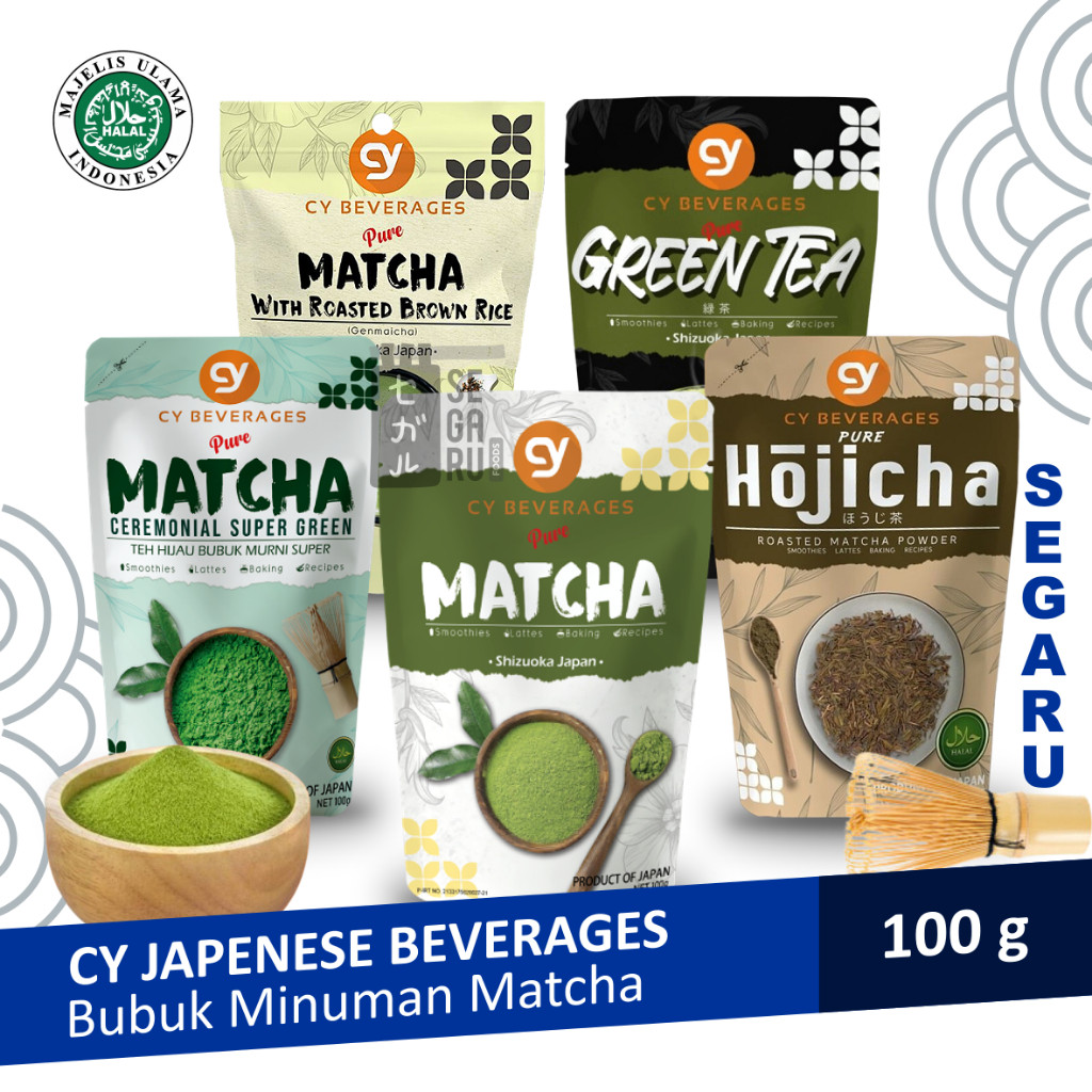 

Terlaris CY Pure Matcha | Premium Japanese Matcha Powder 100gr