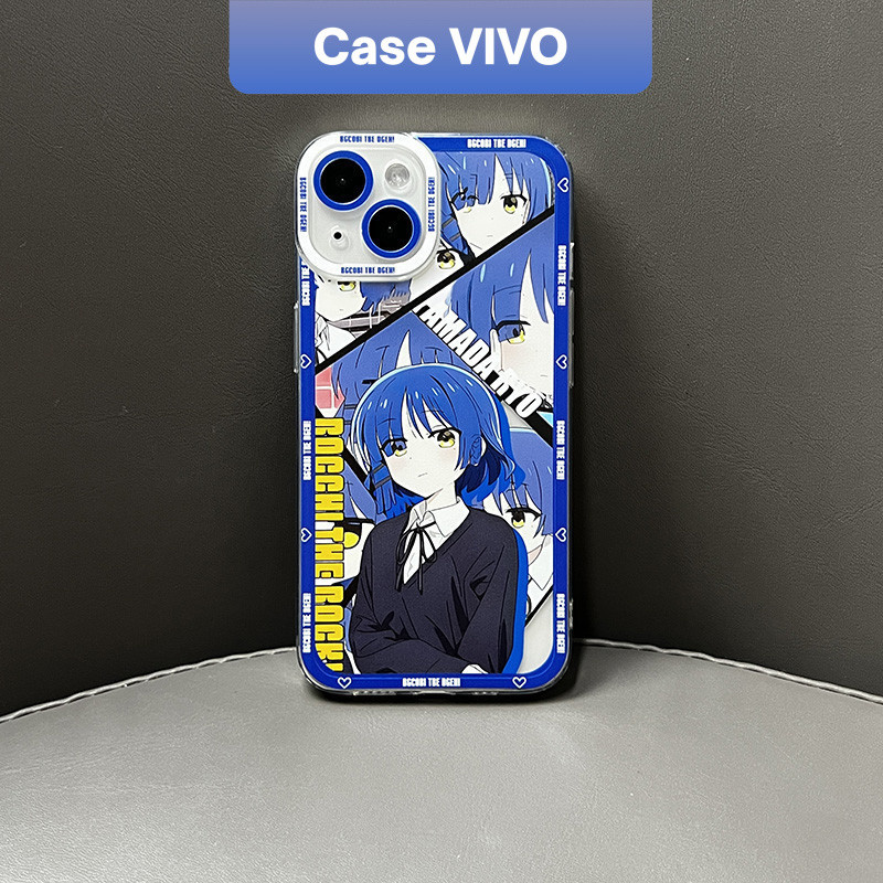 Casing Vivo Bocchi  The Rock Ryo Yamada Case Bening Clear Case Vivo Y30 Y100 Y27 Y36 T1 Pro 5g Y33S 
