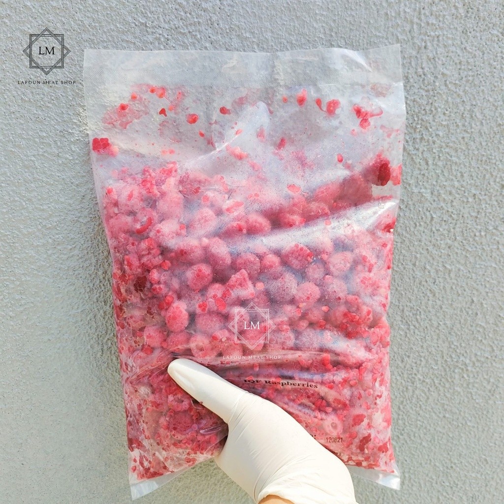 

IQF Frozen Fruit Raspberry 500gr Import / Buah Beku Raspberry Impor