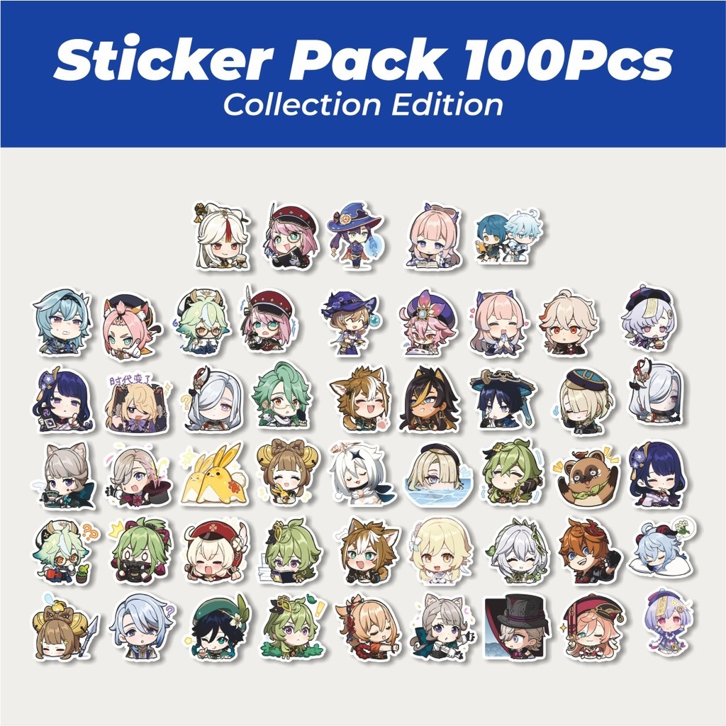 

Hot Stiker Anime Genshin Impact Versi 4 Lucu Anti Air Stikers Berperekat Waterproof Sticker Decal Buat Motor Helm Buku Journal Koper Casing HP Laptop Botol Minum
