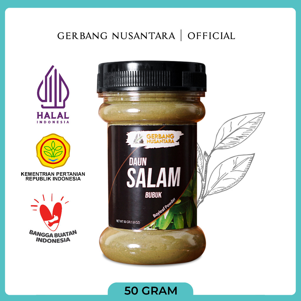 

Gerbang Nusantara - Daun Salam Jawa Bubuk Bumbu Masak Dapur Rempah 50gr