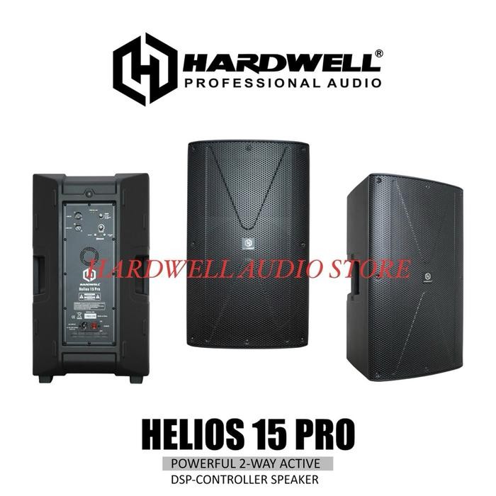 Speaker Aktif 15 Inch Hardwell Helios 15 Pro Original Sepasang