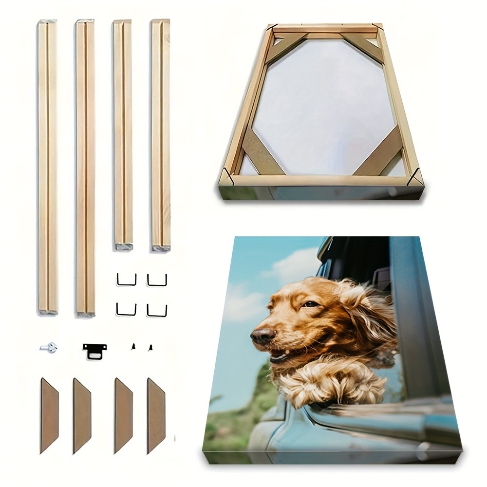 

DIY Picture Wooden Canvas Frame Stretcher 40x60 30x40 50x70 100x50cm Wall Art Bars Kit for Oil Painting Poster Frames Home Decor