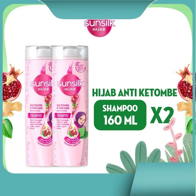 Sunsilk Shampoo Hijab Refresh & Volume Strawberry 170mL Twin Pack