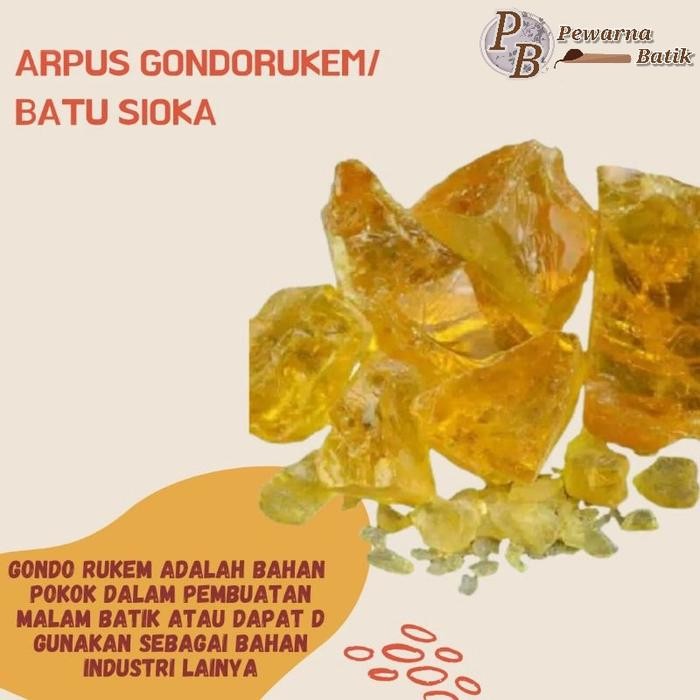GONDO / ARPUS GONDORUKEM/ BATU SIOKA / GETAH PINUS 500gr