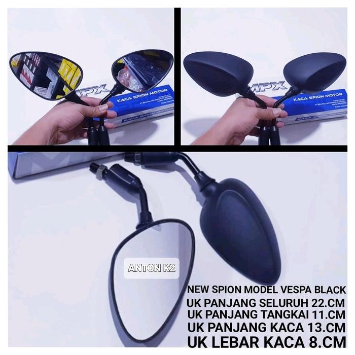 KACA SPION OVAL NEW VARIASI MOTOR HONDA STYLO/LUXURY/GIORNO/CS 1/TIGER/TIGER NEW/MEGAPRO/CB/CB150/VE