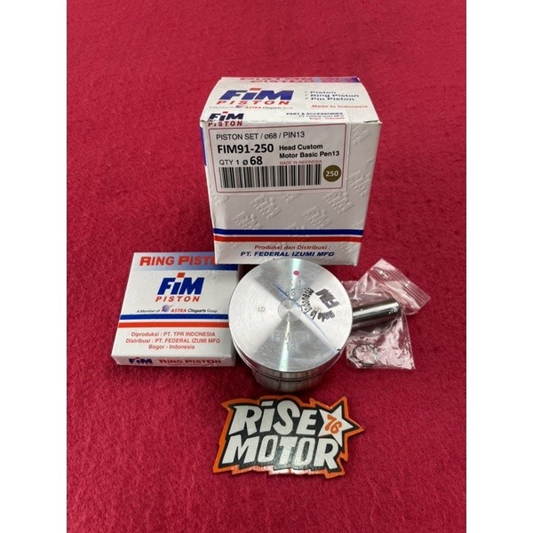 Piston 68 Pen 13 Mentah FIM