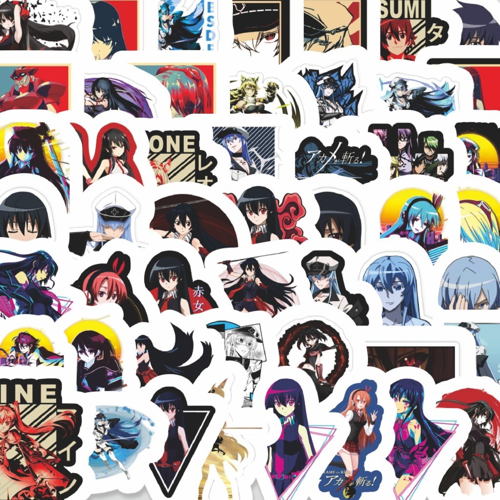 

Stiker Cutting Pack Stiker Anime Akame Ga Kill Isi 100Pcs Series Aesthetic Lucu Keren Untuk Koper Bahan Vynil