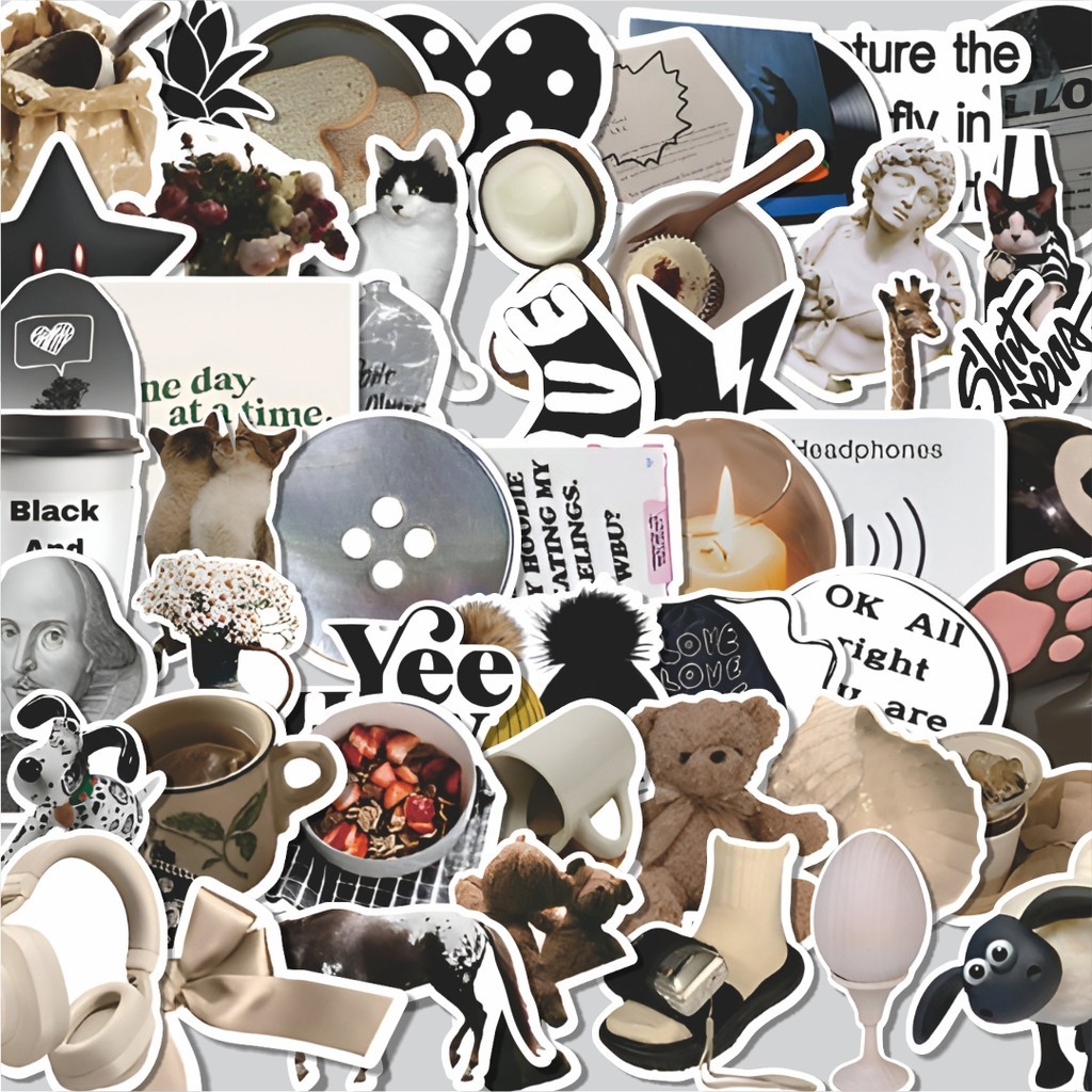 

Stiker Cutting Pack Stiker Modern Fashion Classic Vintage Isi 100Pcs Series Aesthetic Lucu Keren Untuk Koper Bahan Vynil
