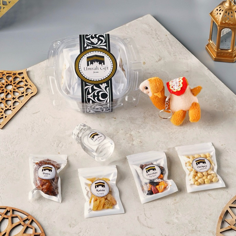 

Oleh Oleh Haji Premium Paket Grosir 10 Hampers Umroh Kemasan Mika Souvenir Arab Saudi Hajj Gift Unik