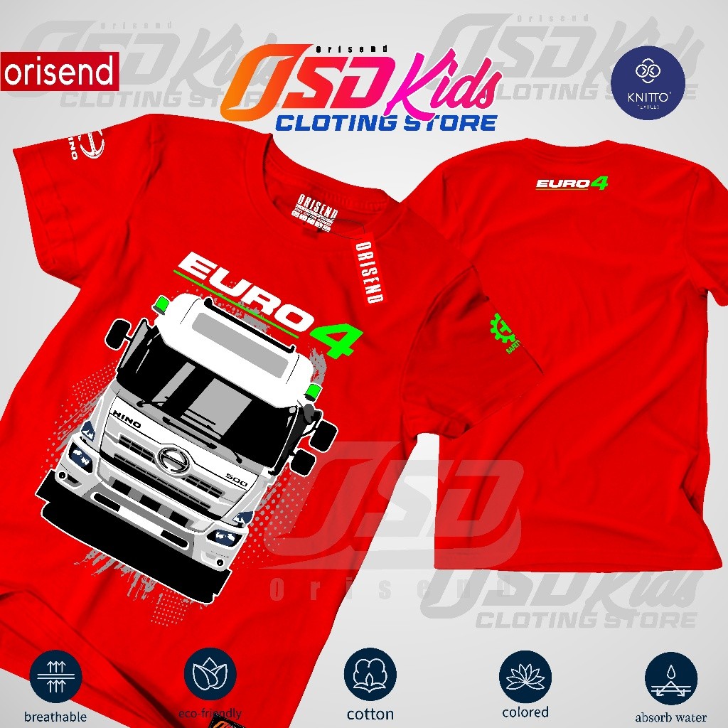 KAOS ANAK DRIVER TRUK HINO 500 HINO LOHAN EURO4 HOULING TERBARU